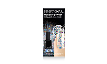 SensatioNail Unveil Chrome Gel Manicure + No Wipe Topcoat Duo 